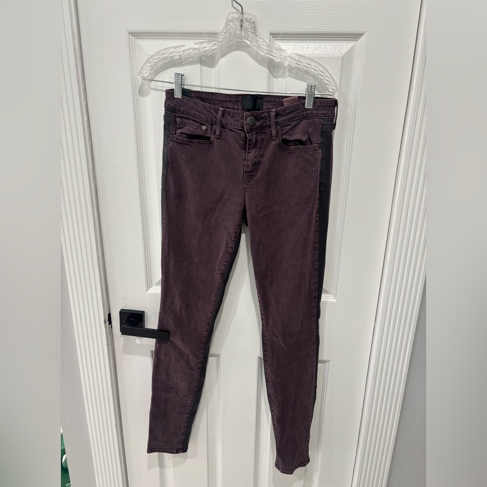 Vince Dylan Skinny Wine Red Jeans Size:27 , Womens - Picture 5 of 16